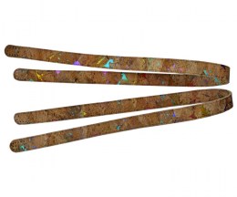 Pair of natural cork straps multicolour - 86x2,5cm